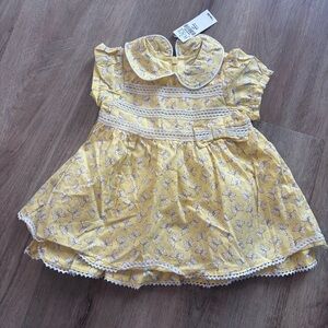 Children’s Place Yellow Floral Baby Dress